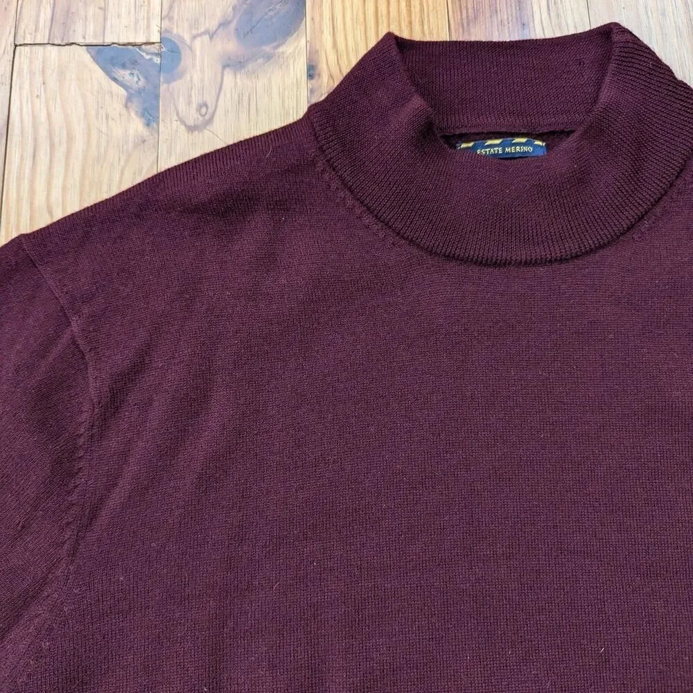 Club-room Men's Burgundy and Purple Jumper